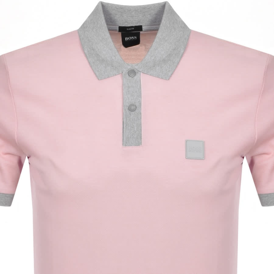 Alternative Image for ProductBOSS Phillipson Short Sleeved Polo T Shirt Pink2